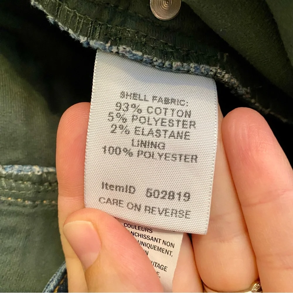 LL Bean Women’s Flannel Lined Classic Fit size 8 Jeans - Picture 8 of 12